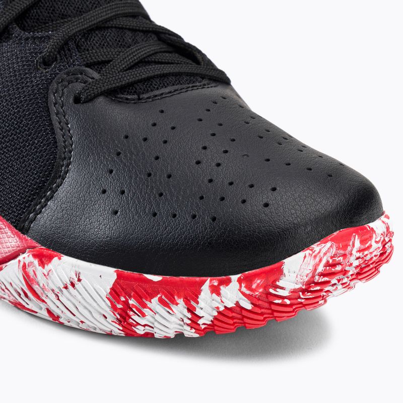 Încălțăminte de baschet pentru bărbați Under Armour Jet '21 002 negru-roșie 3024260-002 7