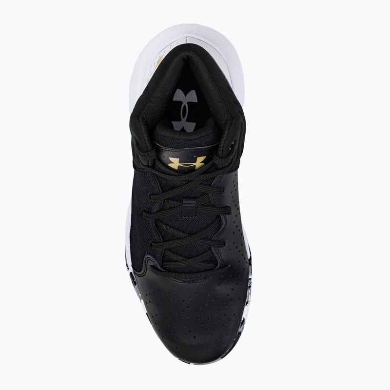 Încălțăminte de baschet pentru bărbați Under Armour negru-albă Jet '21 3024260-006 6