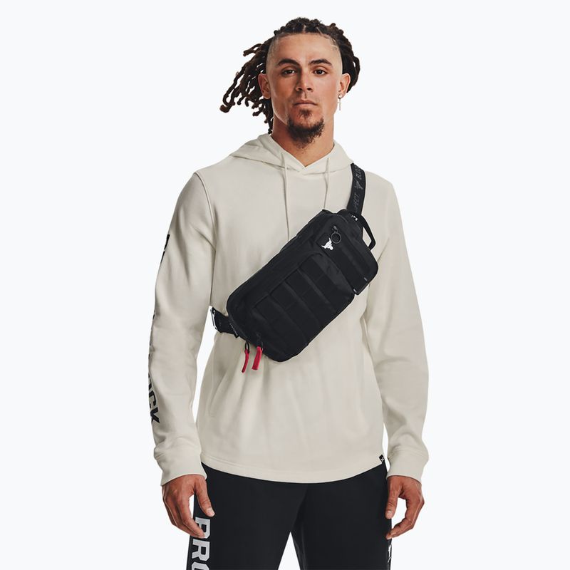 Borsetă Under Armour Project Rock 7 l black/white 7