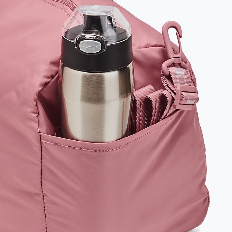 Under Armour Favorite Duffle 30 l sac de antrenament pentru femei, roz elixir/alb 6