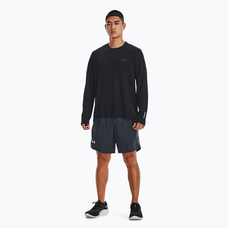 Cămașă de alergare Under Armour Seamless Stride pentru bărbați negru 1375693 2
