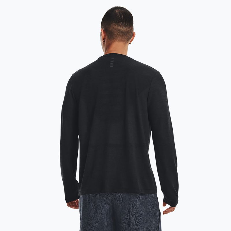 Cămașă de alergare Under Armour Seamless Stride pentru bărbați negru 1375693 3