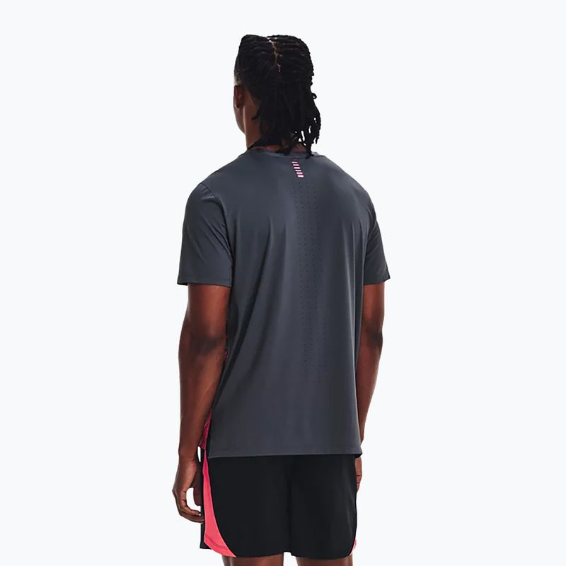 Tricou de alergare pentru bărbați Under Armour Iso-Chill Laser Heat gri 1376518 2