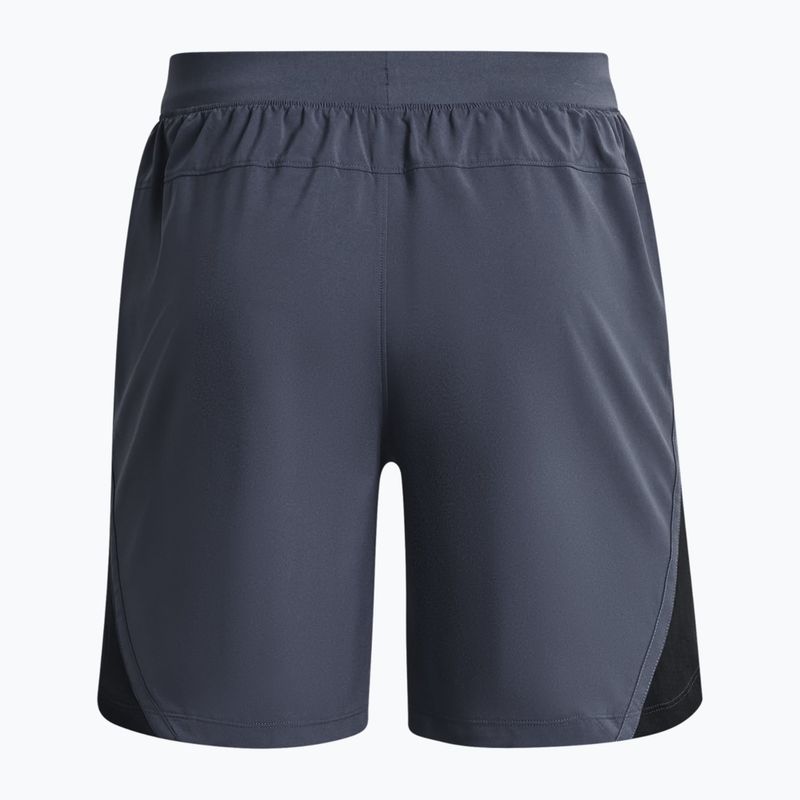 Pantaloni scurți de alergare Under Armour Launch Sw 7'' 2N1 gri pentru bărbați 1361497-044 4
