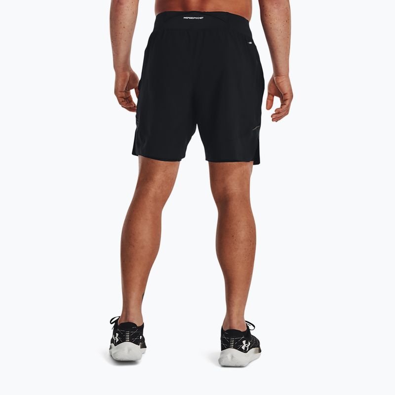 Pantaloni scurți de alergare Under Armour Launch Elite 2In1 7'' pentru bărbați negru 1376831 2