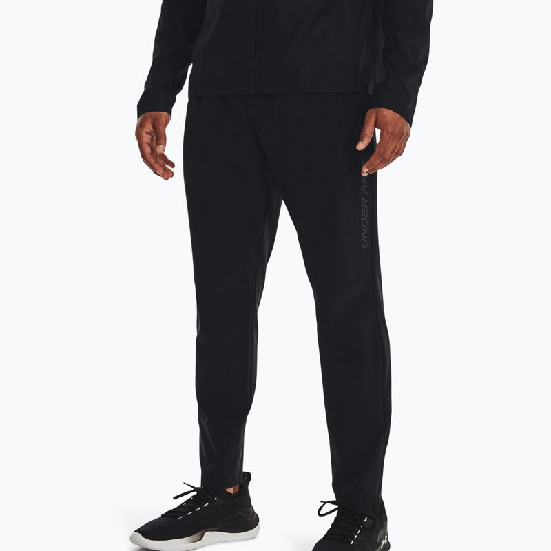 Pantaloni de alergare pentru bărbați Under Armour Storm Run negru 1376800