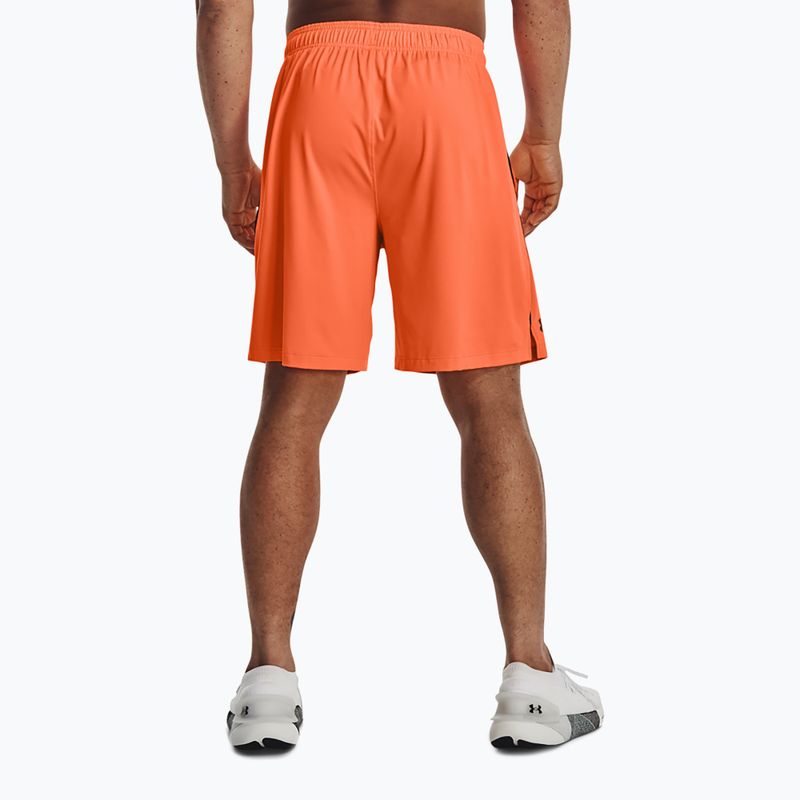 Pantaloni scurți de antrenament pentru bărbați Under Armour Tech Vent portocaliu 1376955 2