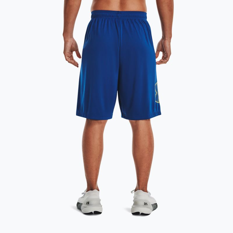 Pantaloni scurți de antrenament pentru bărbați Under Armour Tech Graphic albastru 1306443 2