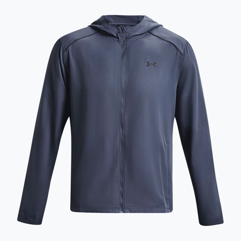 Jachetă de alergare Under Armour Storm Run cu glugă pentru bărbați, albastru 1376795 4