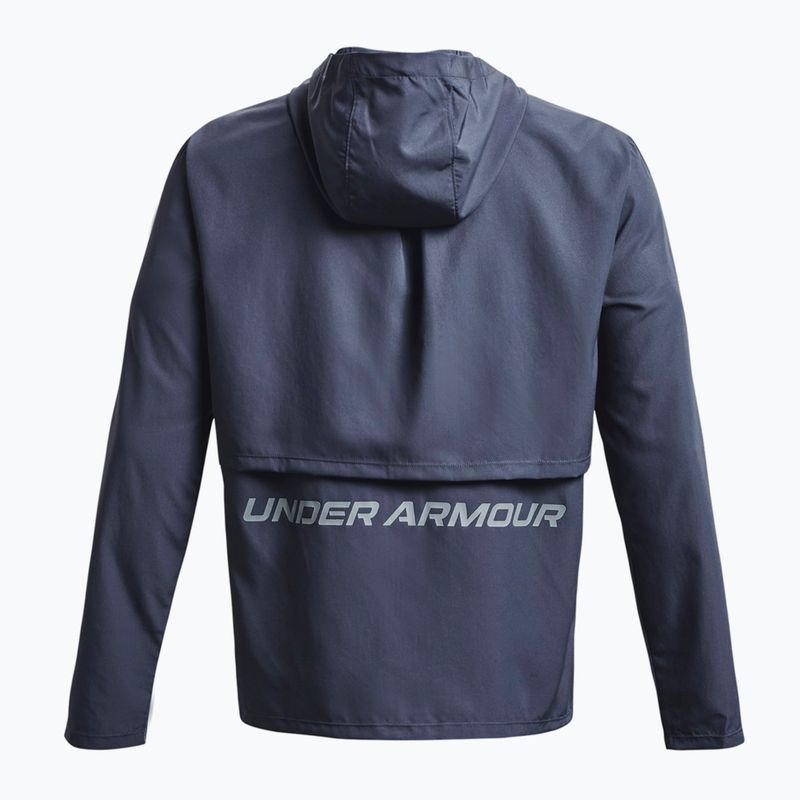 Jachetă de alergare Under Armour Storm Run cu glugă pentru bărbați, albastru 1376795 5