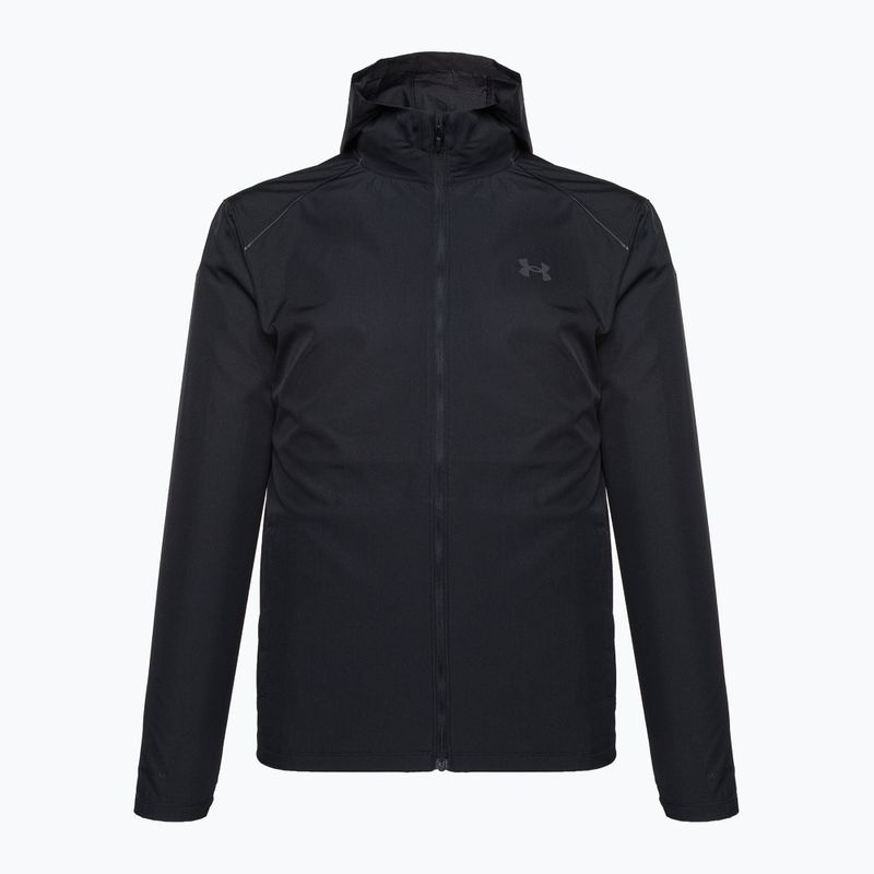 Under Armour Storm Run Geacă de alergare cu glugă pentru bărbați negru 1376795