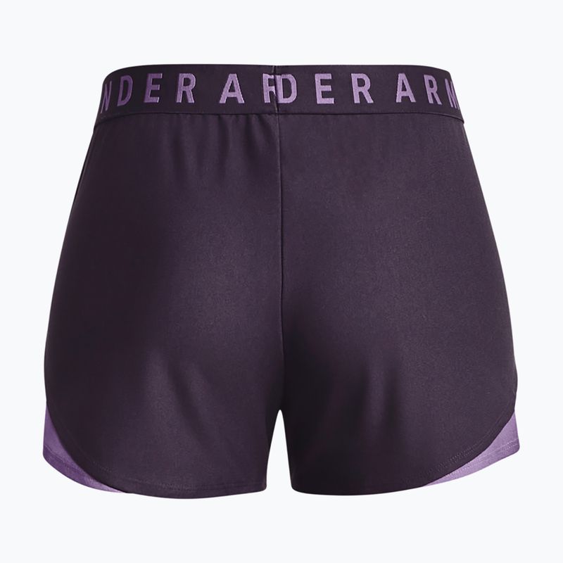 Pantaloni scurți de antrenament Under Armour Play Up 3.0 pentru femei, mov 1344552-541 4