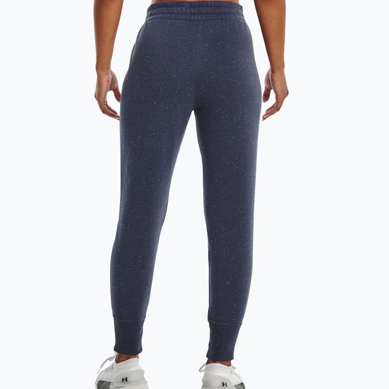 Pantaloni de antrenament pentru femei Under Armour Rival Fleece Joggers gri 1356416 2