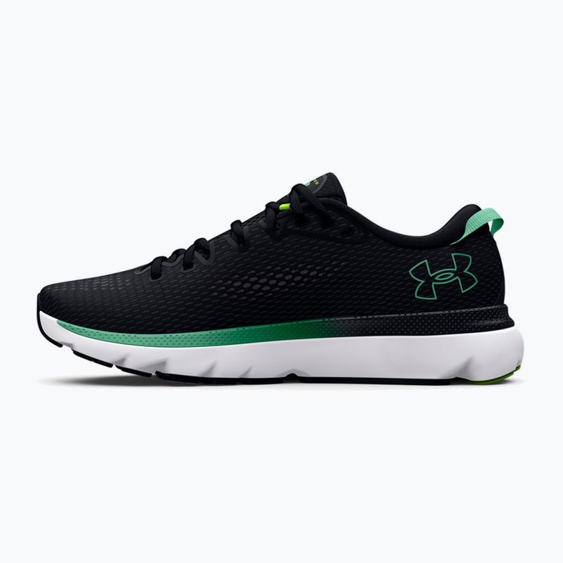 Under Armour Hovr Infinite 5 bărbați pantofi de alergare negru-verde 3026545 14