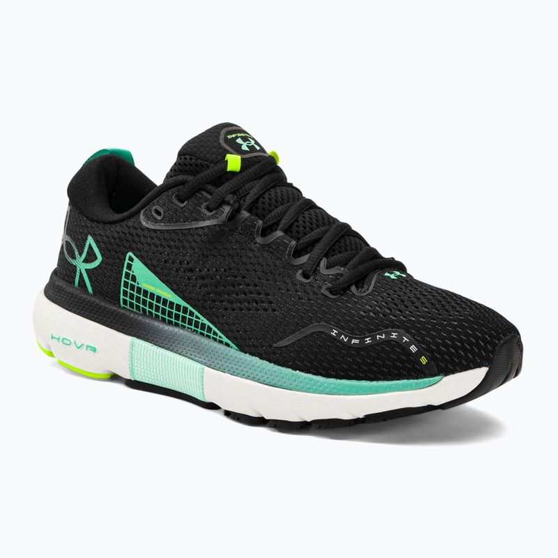 Under Armour Hovr Infinite 5 bărbați pantofi de alergare negru-verde 3026545