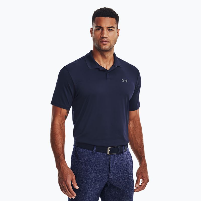 Tricou polo pentru bărbați Under Armour Matchplay Polo midnight navy/pitch gray