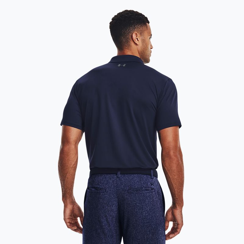 Tricou polo pentru bărbați Under Armour Matchplay Polo midnight navy/pitch gray 3