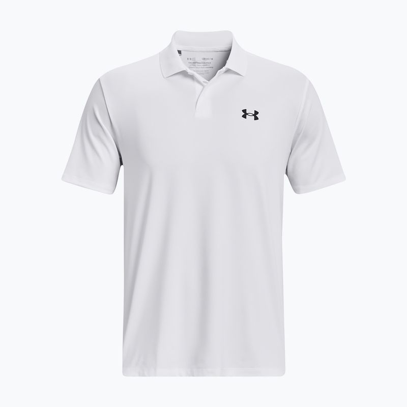 Tricou polo pentru bărbați Under Armour Matchplay Polo white/pitch gray 5