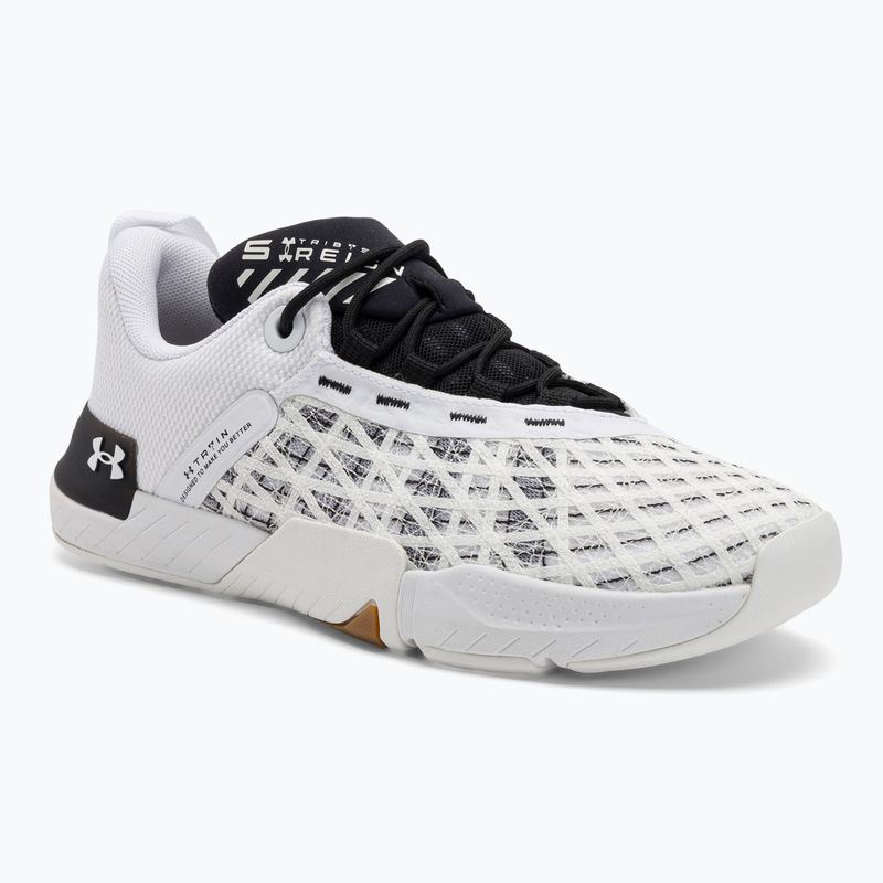 Under Armour Tribase Reign 5 alb/negru/alb bărbați pantofi de antrenament pentru bărbați