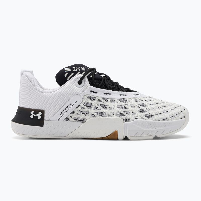 Under Armour Tribase Reign 5 alb/negru/alb bărbați pantofi de antrenament pentru bărbați 2