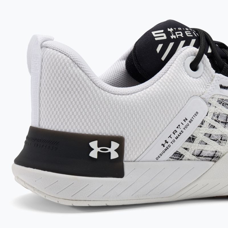 Under Armour Tribase Reign 5 alb/negru/alb bărbați pantofi de antrenament pentru bărbați 9