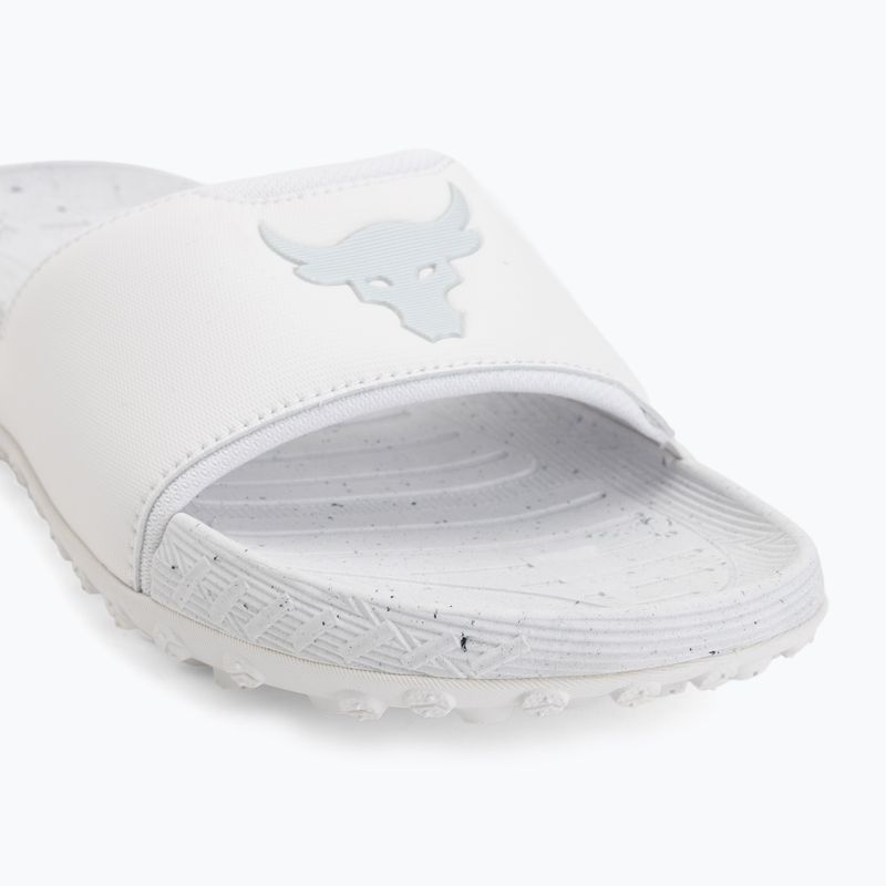 Șlapi Under Armour Rock 3 black/white clay 7