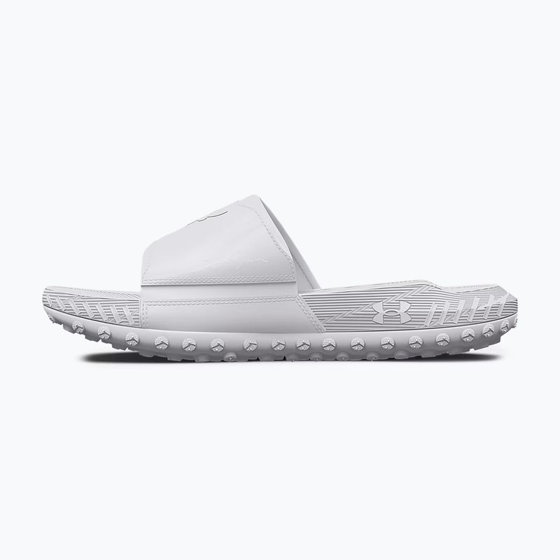 Șlapi Under Armour Rock 3 black/white clay 2