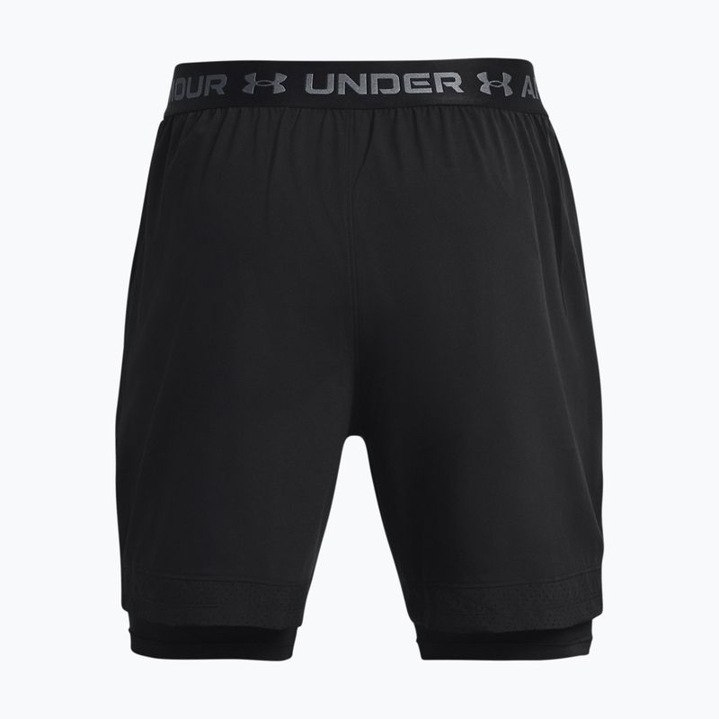 Under Armour Vanish Woven 2In1 Sts pantaloni scurți de antrenament pentru bărbați negru 1373764 2