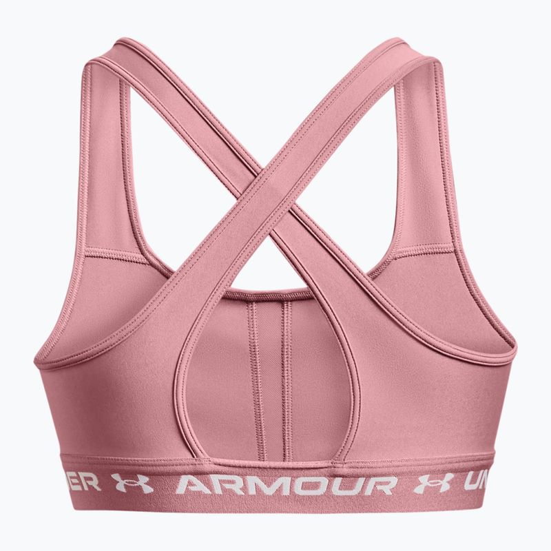 Under Armour Crossback Mid sutien fitness roz 1361034-697 2