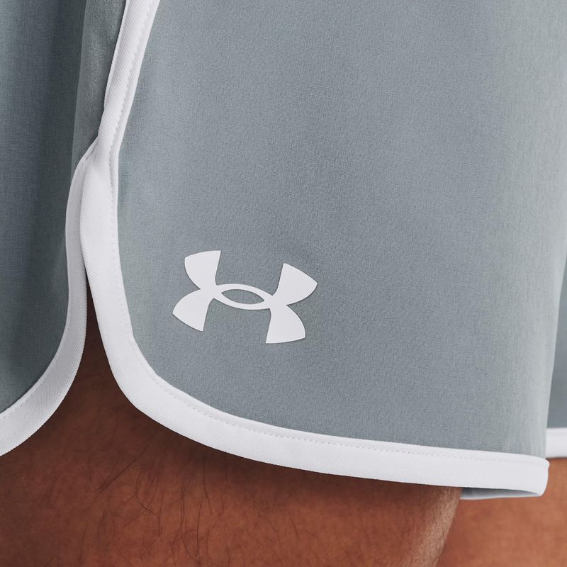 Pantaloni scurți de antrenament Under Armour Hiit Woven gri pentru bărbați 1377027-465 3