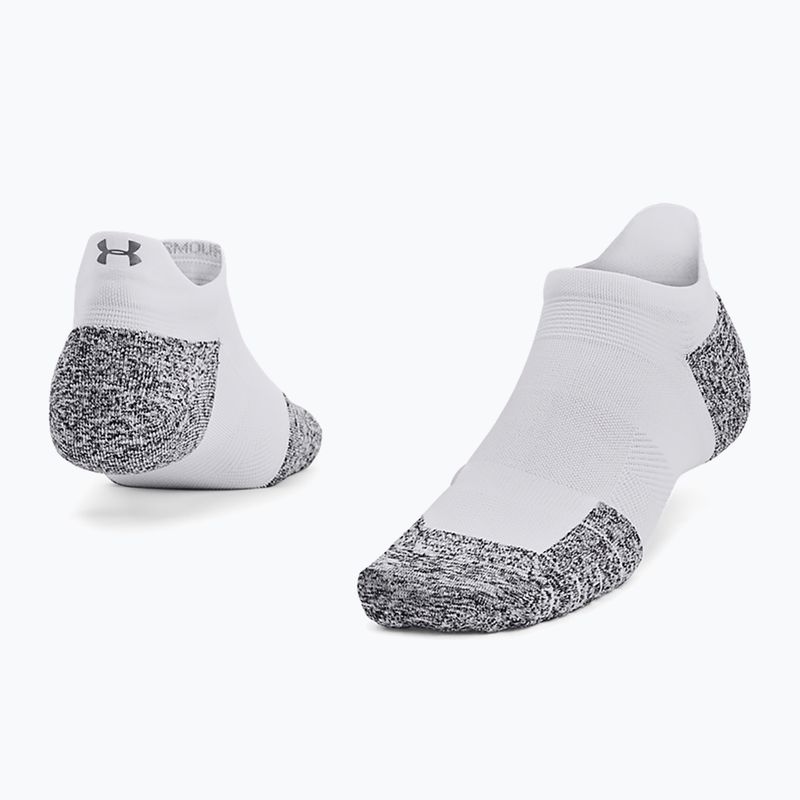 Șosete de antrenament Under Armour Ad Run Cushion 1Pk NS Tab white/halo gray/reflective