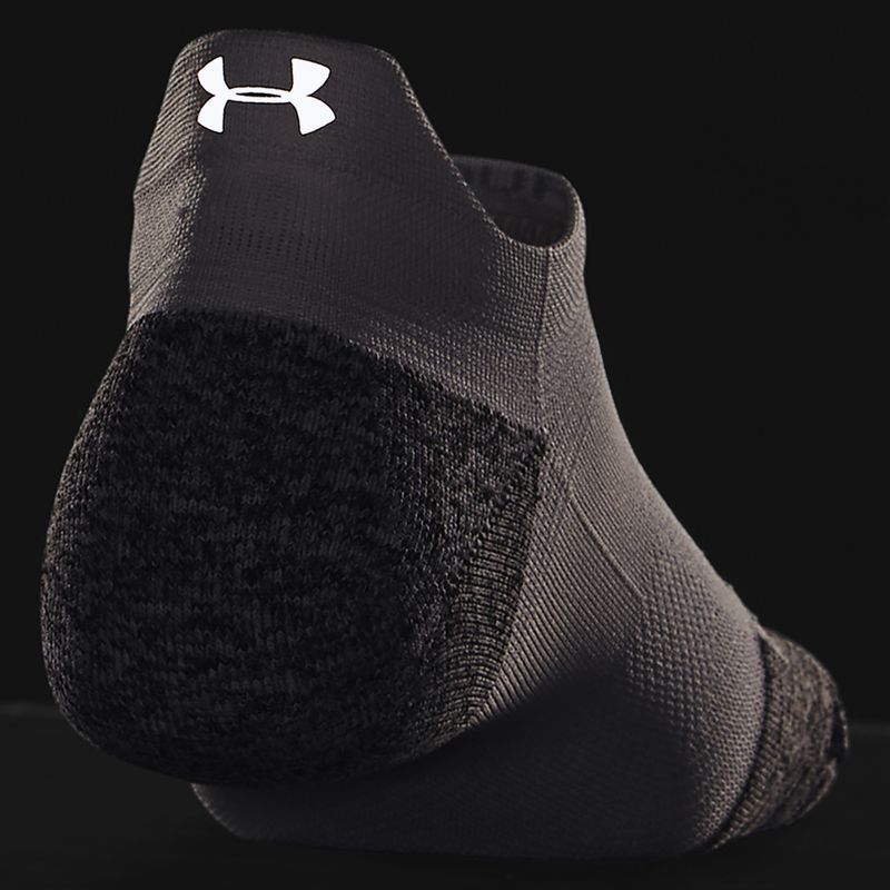Șosete de antrenament Under Armour Ad Run Cushion 1Pk NS Tab white/halo gray/reflective 2
