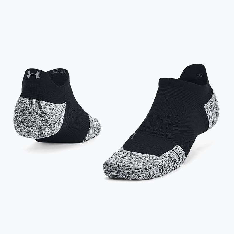 Șosete de antrenament Under Armour Ad Run Cushion 1Pk NS Tab black/pitch gray/reflective