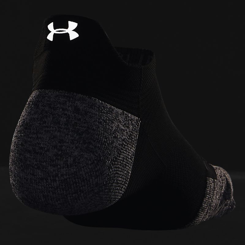 Șosete de antrenament Under Armour Ad Run Cushion 1Pk NS Tab black/pitch gray/reflective 2