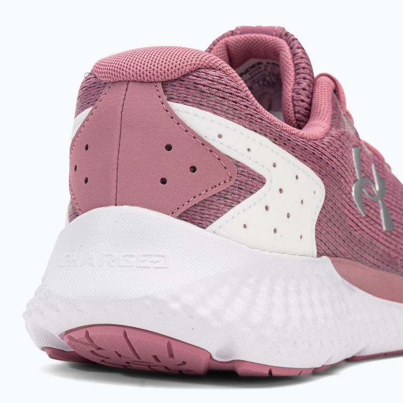 Pantofi de alergare pentru femei Under Armour W Charged Rogue 3 Knit roz 3026147 8