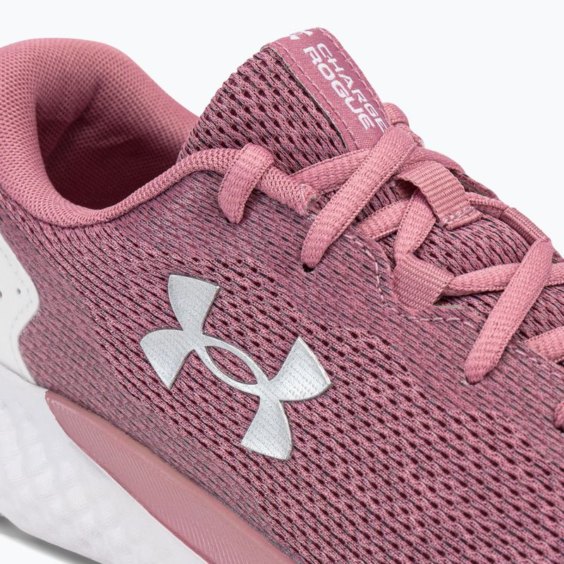 Pantofi de alergare pentru femei Under Armour W Charged Rogue 3 Knit roz 3026147 9