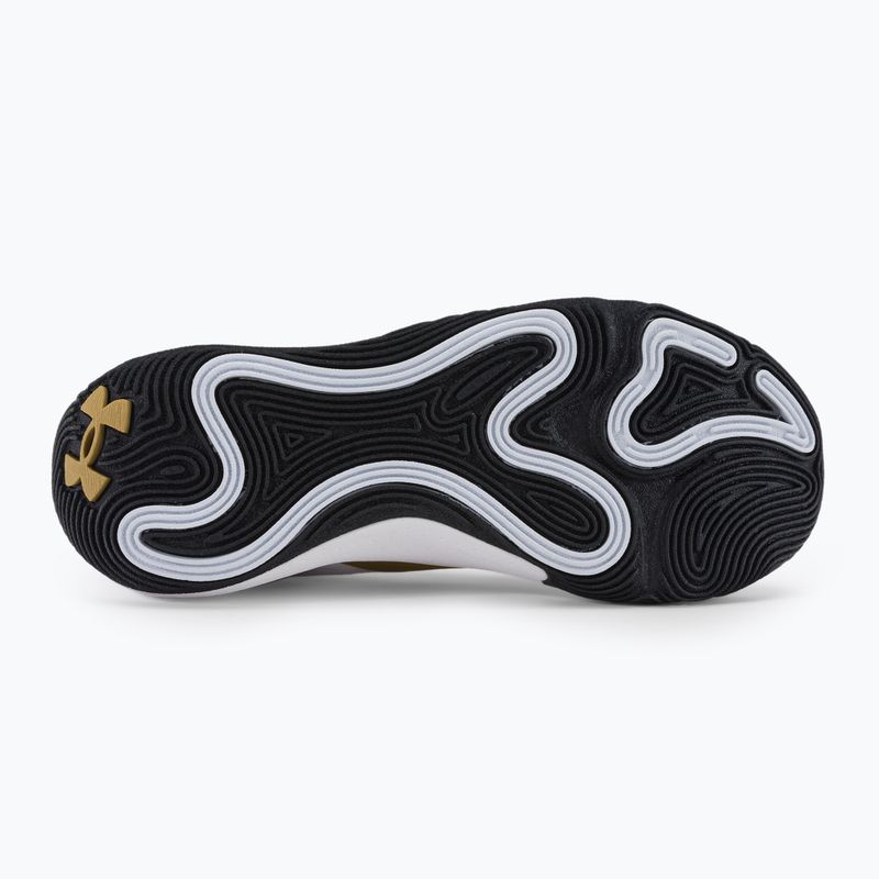 Under Armour Spawn 5 pantofi de baschet alb 3026285 5