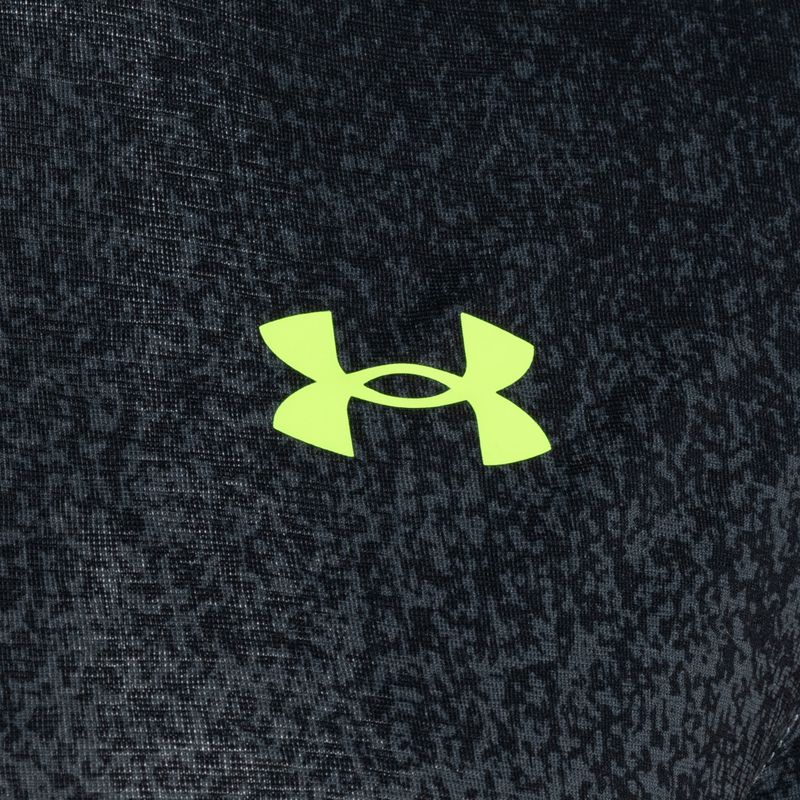 Under Armour Rush Cicada tricou de alergare pentru femei negru/gri 1378405 3