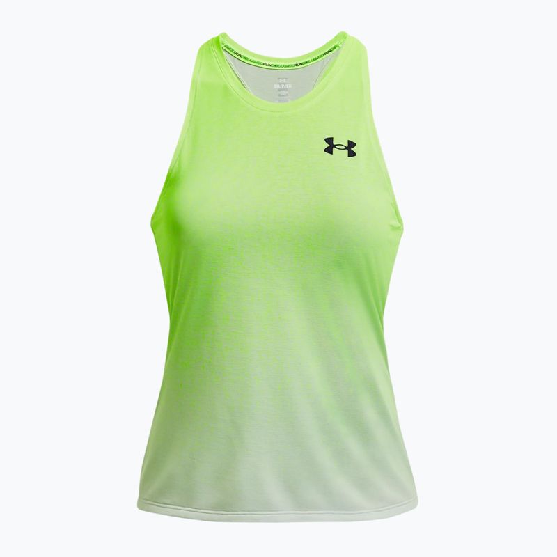 Tricou de alergare pentru femei Under Armour Rush Cicada Singlet galben 1378404 5