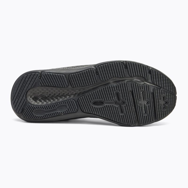 Under Armour Charged Pursuit 3 pantofi de alergare pentru femei negru/negru/argint metalic 4