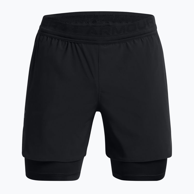 Pantaloni scurți pentru bărbați Under Armour Peak Woven 2in1 black/black 6