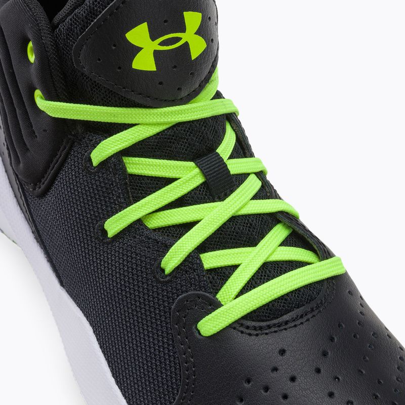 Under Armour GS Jet '21 pantofi de baschet pentru copii negru-verde 3024794 7