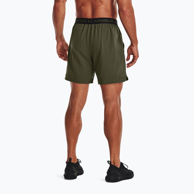 Pantaloni scurți de antrenament pentru bărbați Under Armour UA Vanish Woven 6in marine od green/black 3