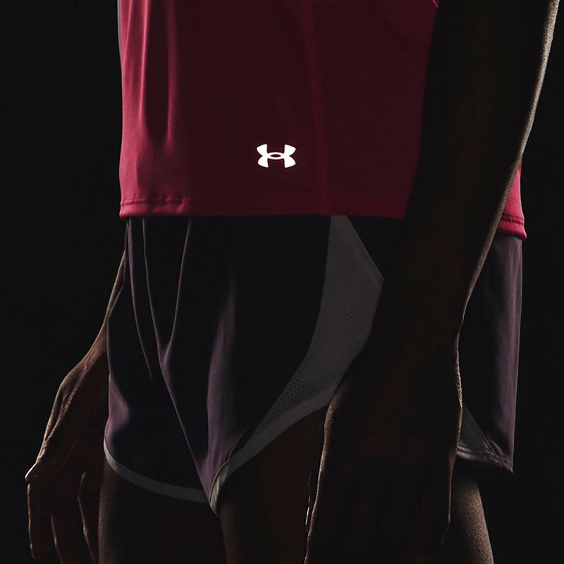 Under Armour Fly By Tank maiou de alergare pentru femei roz 1361394-683 3