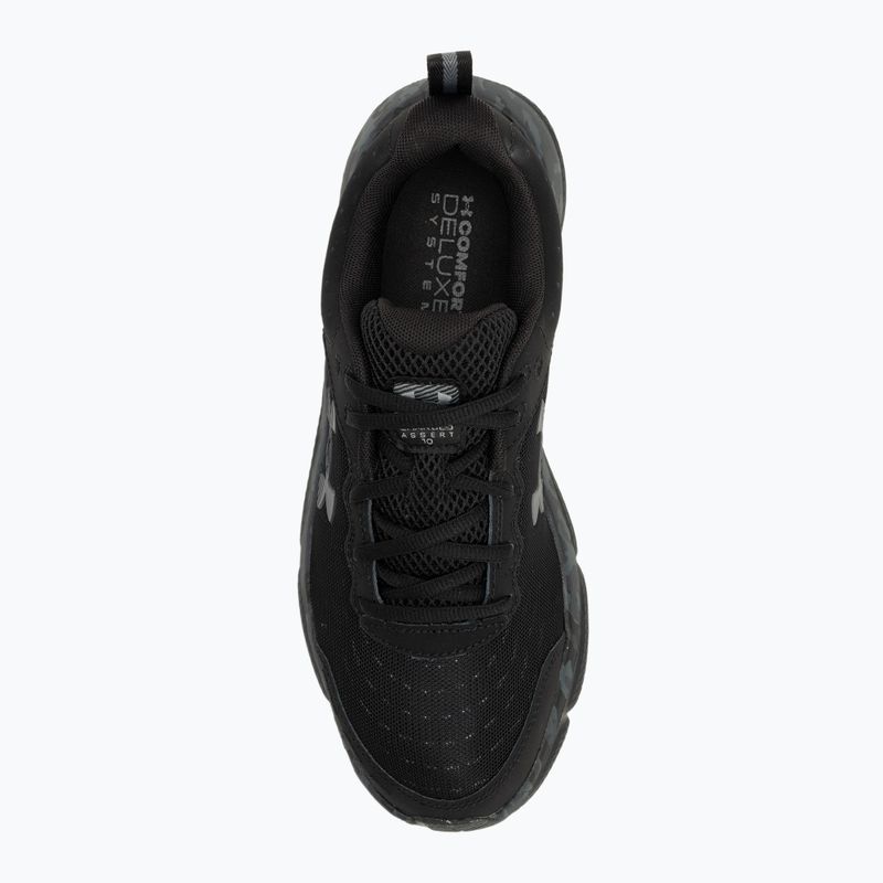Încălțăminte de alergare pentru bărbați Under Armour Charged Assert 10 Camo black/black/pitch gray 5