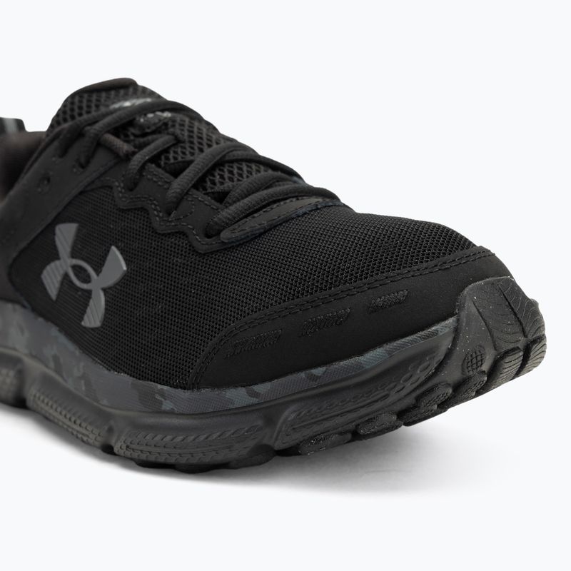 Încălțăminte de alergare pentru bărbați Under Armour Charged Assert 10 Camo black/black/pitch gray 7