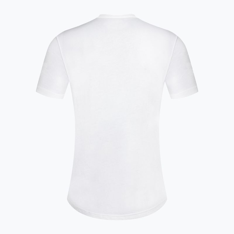 Tricou Under Armour Logo Emb Heavyweight pentru bărbați, alb/negru 6