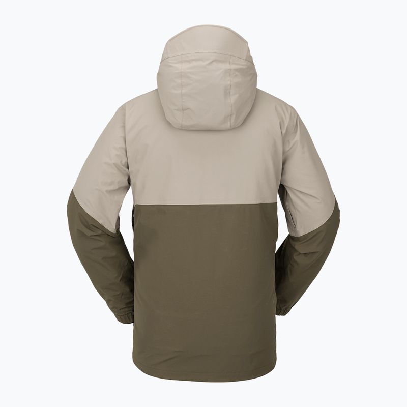 Jachetă de snowboard pentru bărbați Volcom L Ins Gore-Tex maro și bej G0452302 5