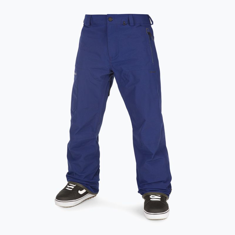 Pantaloni de snowboard pentru bărbați Volcom L Gore-Tex Snowboard Pant albastru marin G1352303