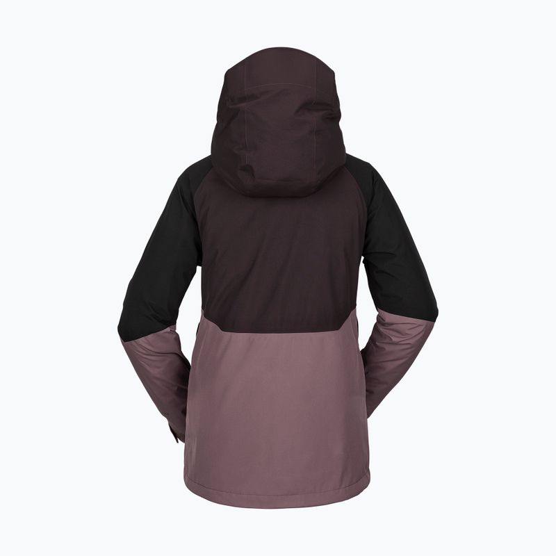 Volcom Aris Ins Gore maro/negru jachetă de snowboard H0452311 8